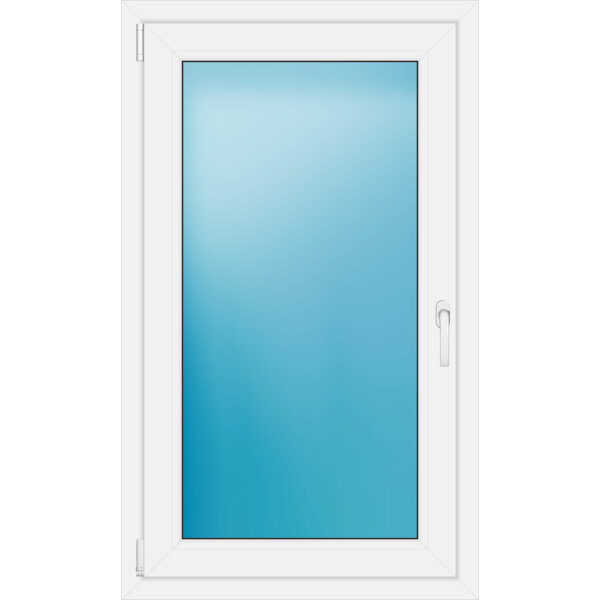 Einflügeliges Fenster 75x126 cm Farbe Weiß