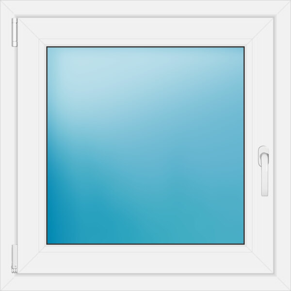 Einflügeliges Fenster 80x80 cm Farbe Weiß