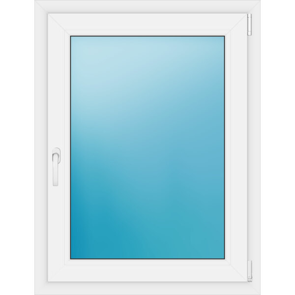 Einflügeliges Fenster 82 x 107 cm Farbe Weiß