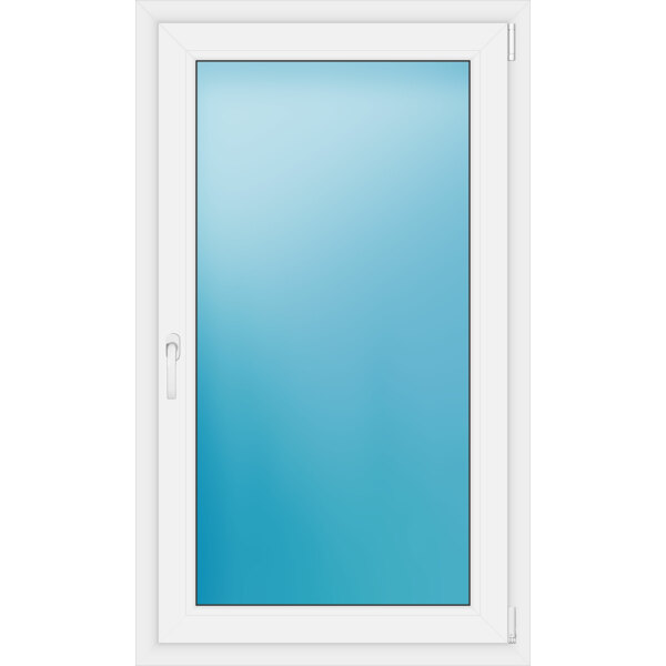 Einflügeliges Kunststofffenster 83.5x141 cm Weiß 