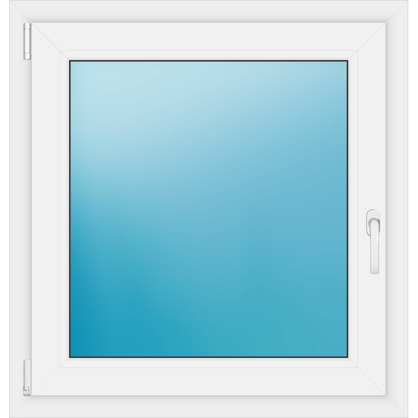 Einflügeliges Fenster 86 x 90 cm Farbe Weiß