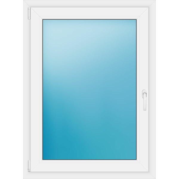 Einflügeliges Kunststofffenster 88x119 cm Weiß 