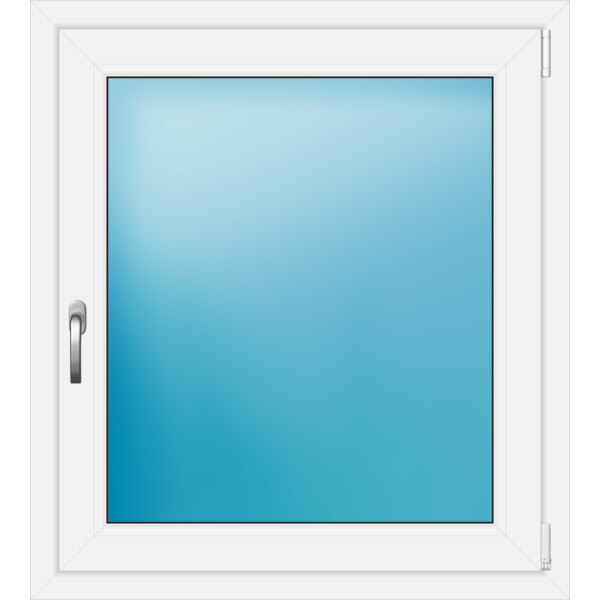 Einflügeliges Kunststofffenster 90x100 cm Weiß 