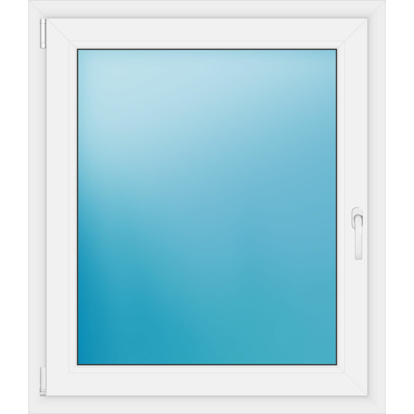 Einflügeliges Kunststofffenster 95x110 cm Weiß 