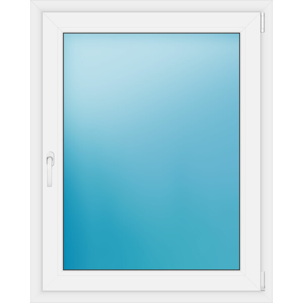 Einflügeliges Kunststofffenster 96x120 cm Weiß 