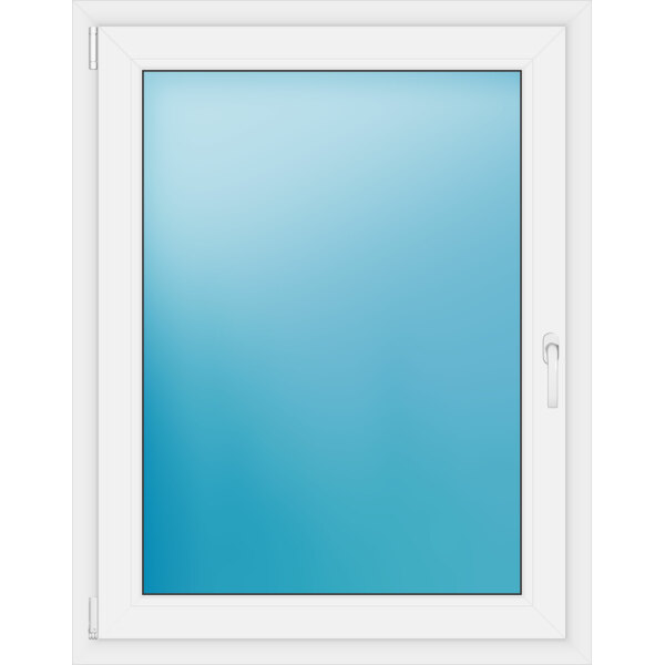 Einflügeliges Kunststofffenster 96x123 cm Weiß 
