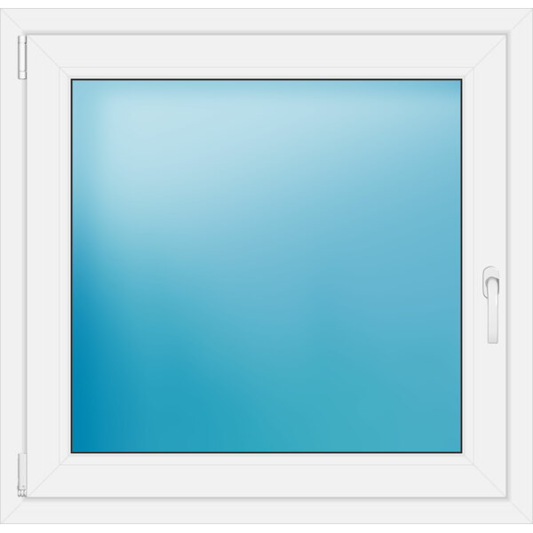 Einflügeliges Kunststofffenster 96x93 cm Weiß 
