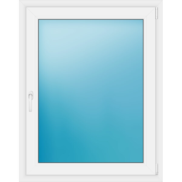 Einflügeliges Kunststofffenster 97x123 cm Weiß 