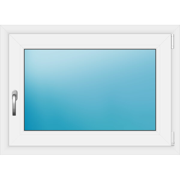 Einflügeliges Fenster 97 x 70 cm Farbe Weiß