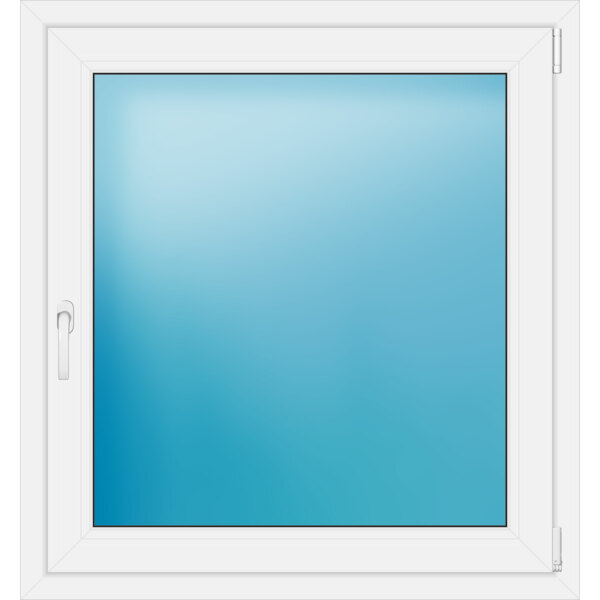 Einflügeliges Kunststofffenster 98x105 cm Weiß 