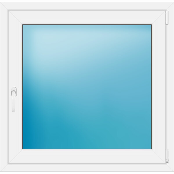 Einflügeliges Kunststofffenster 99x96.5 cm Weiß 