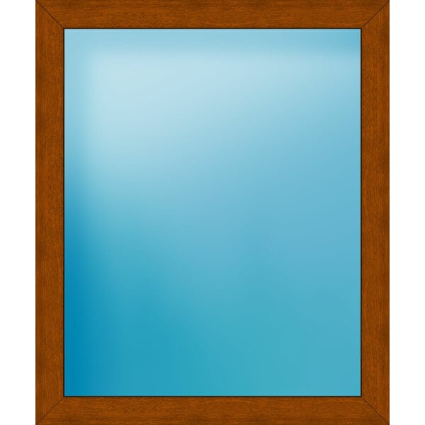 Festverglasung 100 x 120 cm Farbe Golden Oak