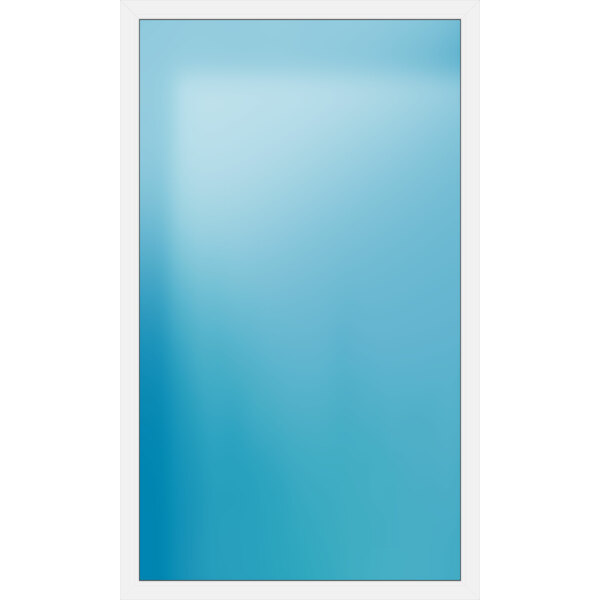 Festverglasung 150 x 250 cm Farbe Weiß
