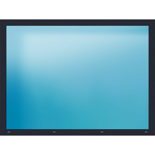 Festverglasung 200 x 150 cm Farbe Anthrazit genarbt