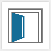 Öffnungsrichtung (Kunststoff Haustür)