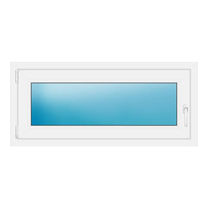 Einflügeliges Kunststofffenster 116x52 cm Weiß