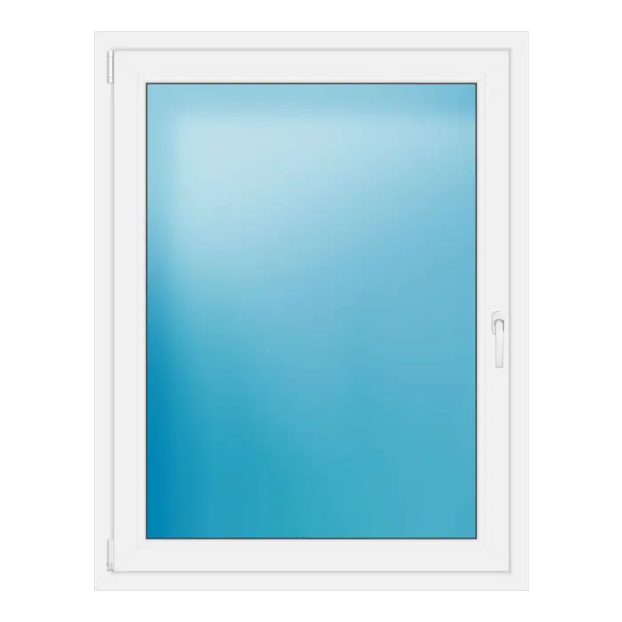 Einflügeliges Kunststofffenster 107x138 cm Weiß