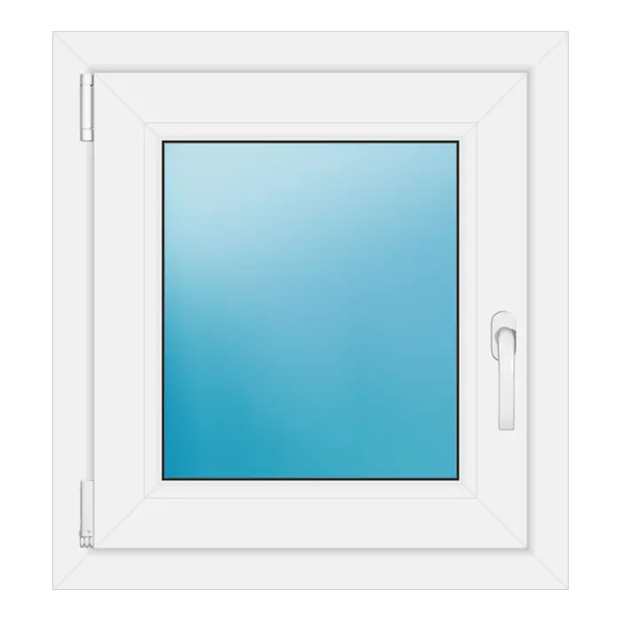 Einflügeliges Kunststofffenster 60x65 cm Weiß