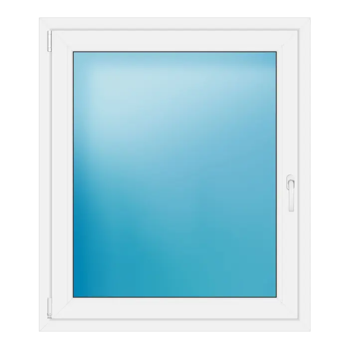 Einflügeliges Kunststofffenster 102x118 cm Weiß