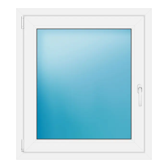 Einflügeliges Kunststofffenster 85x95 cm Weiß