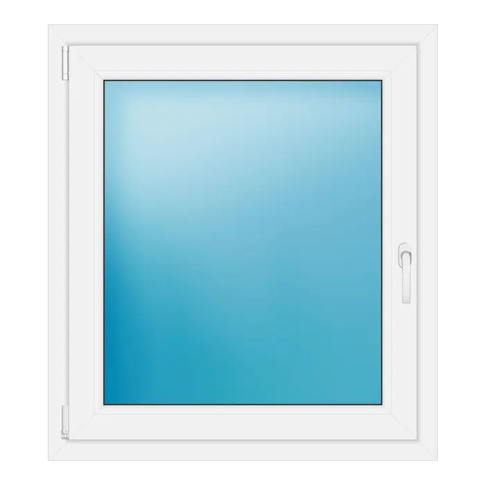 Einflügeliges Kunststofffenster 89,5x100,2 cm Weiß