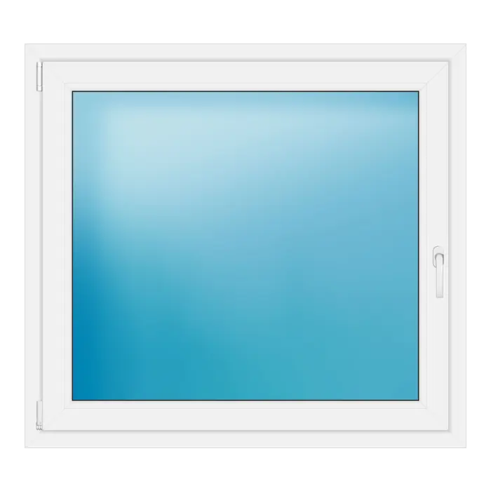 Einflügeliges Kunststofffenster 119x109 cm Weiß
