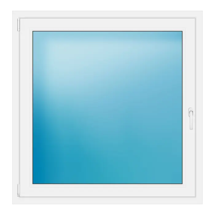 Einflügeliges Kunststofffenster 120x122 cm Weiß