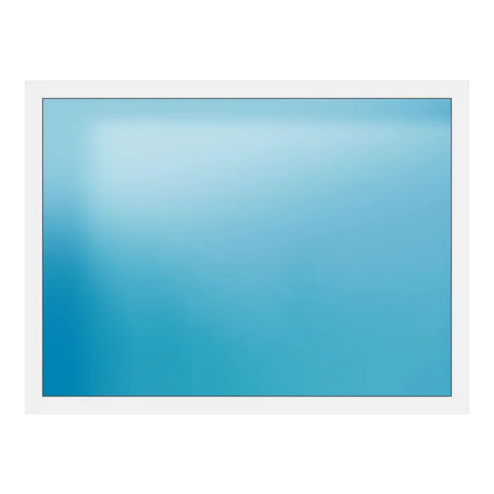 Festverglasung aus Kunststoff 200x150 cm Anthrazit genarbt