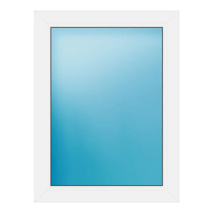 Festverglasung aus Kunststoff 70x92,6 cm Weiß
