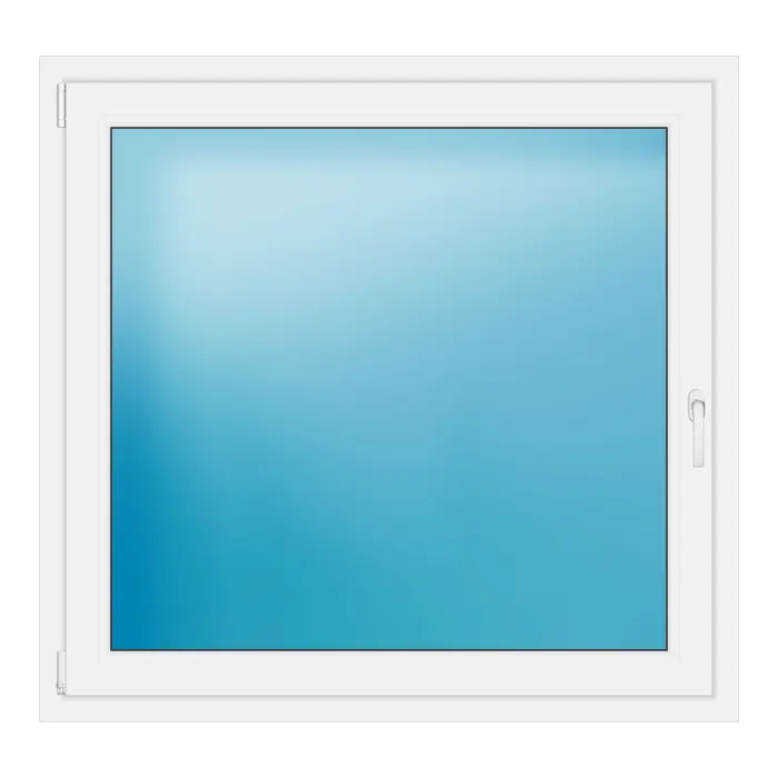 Einflügeliges Kunststofffenster 125x119 cm Weiß