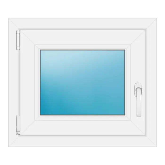 Einflügeliges Kunststofffenster 60x52 cm Weiß