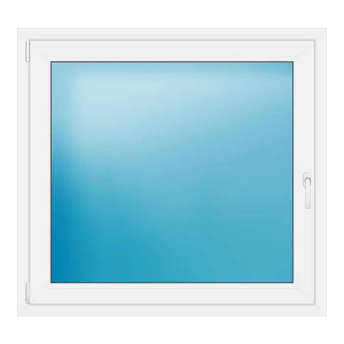 Einflügeliges Kunststofffenster 118x110 cm Weiß
