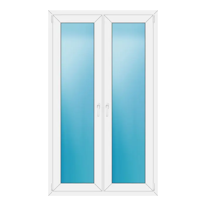 Terrassentür 112x190 cm Weiß