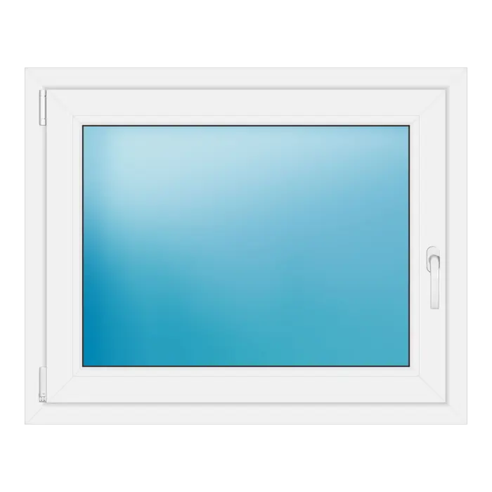 Einflügeliges Kunststofffenster 98x79 cm Weiß