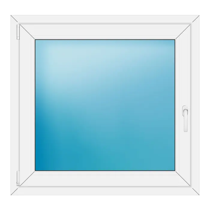Einflügeliges Kunststofffenster 99x94,5 cm Weiß