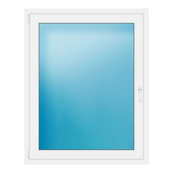Einflügeliges Kunststofffenster 110x138 cm Weiß