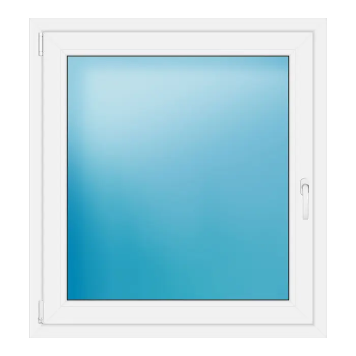 Einflügeliges Kunststofffenster 100,5x108 cm Weiß