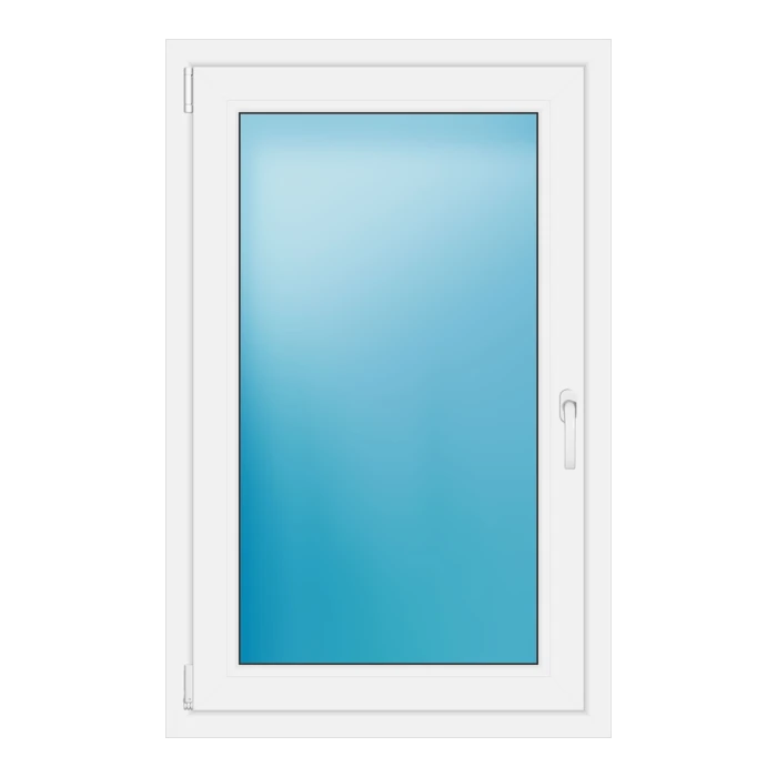 Einflügeliges Kunststofffenster 77,5x121,5 cm Weiß