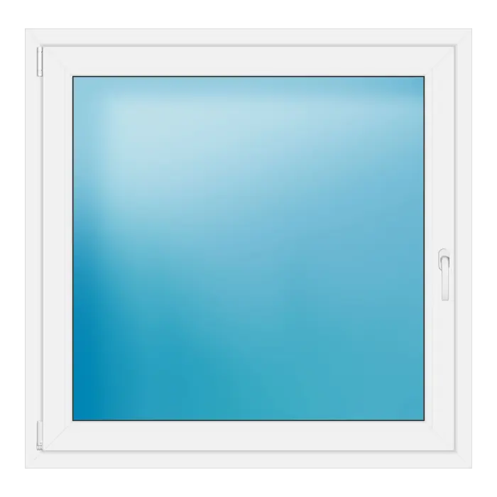 Einflügeliges Kunststofffenster 120x118 cm Weiß