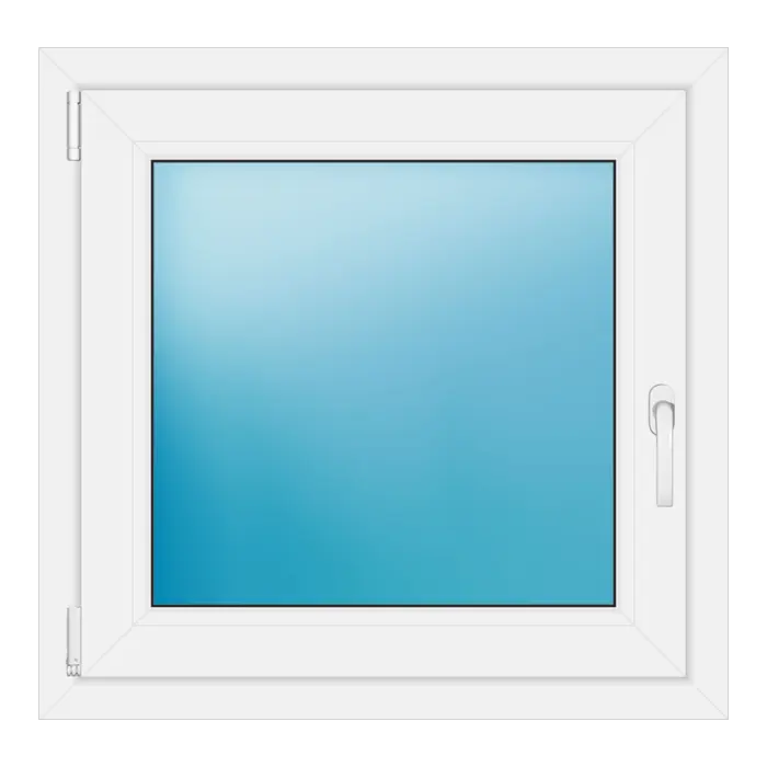 Einflügeliges Kunststofffenster 78x76 cm Weiß