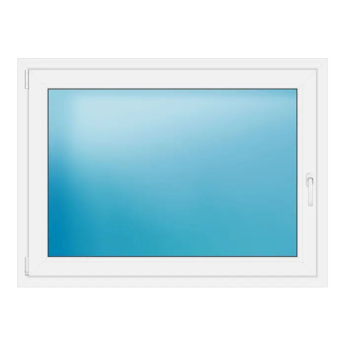 Einflügeliges Kunststofffenster 130x96 cm Weiß