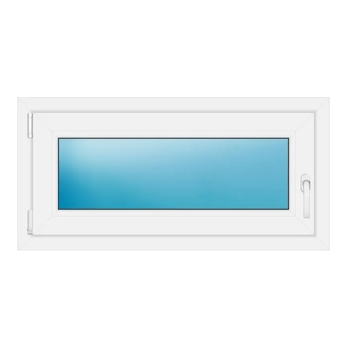 Einflügeliges Kunststofffenster 98x48 cm Weiß