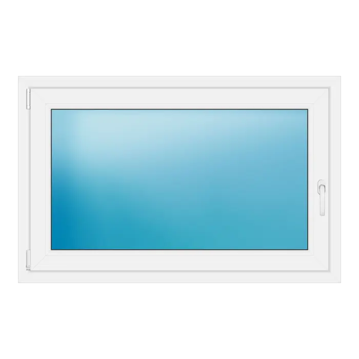 Einflügeliges Kunststofffenster 125x80 cm Weiß