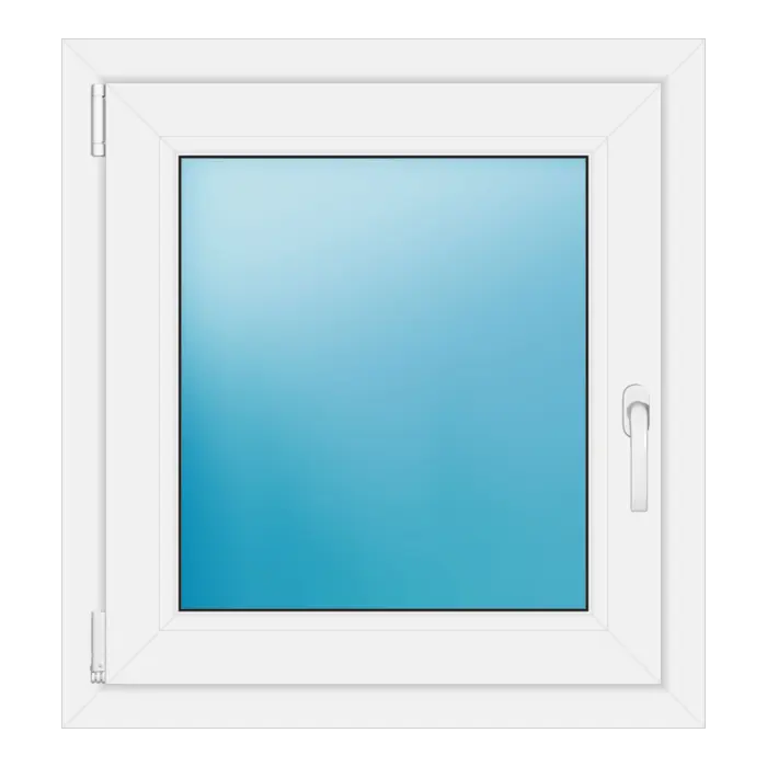 Einflügeliges Kunststofffenster 70x75 cm Weiß