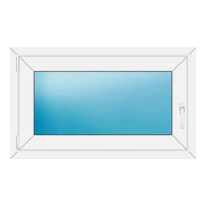 Einflügeliges Kunststofffenster 100,5x60 cm Weiß