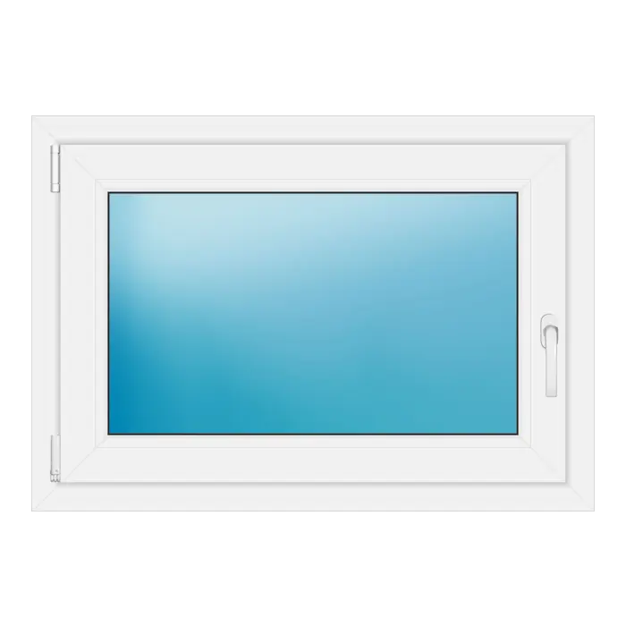Einflügeliges Kunststofffenster 94x66 cm Weiß