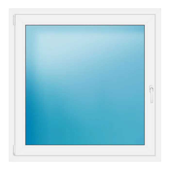 Einflügeliges Kunststofffenster 118x118,8 cm Weiß
