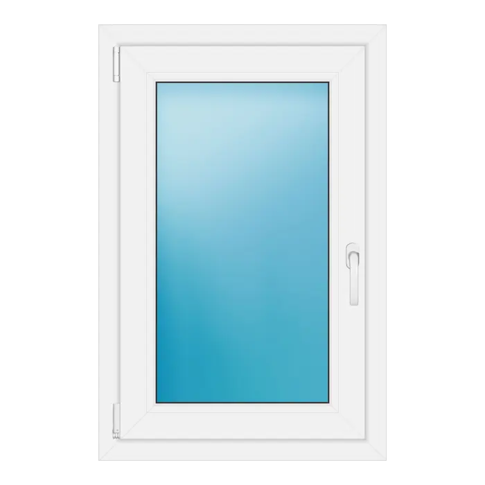 Einflügeliges Kunststofffenster 64x97 cm Weiß