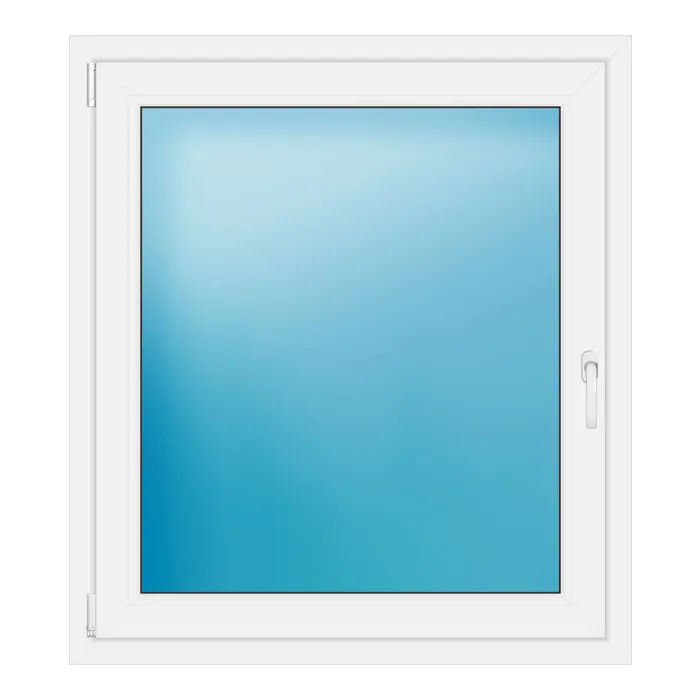 Einflügeliges Kunststofffenster 100,6x112,5 cm Mahagoni genarbt