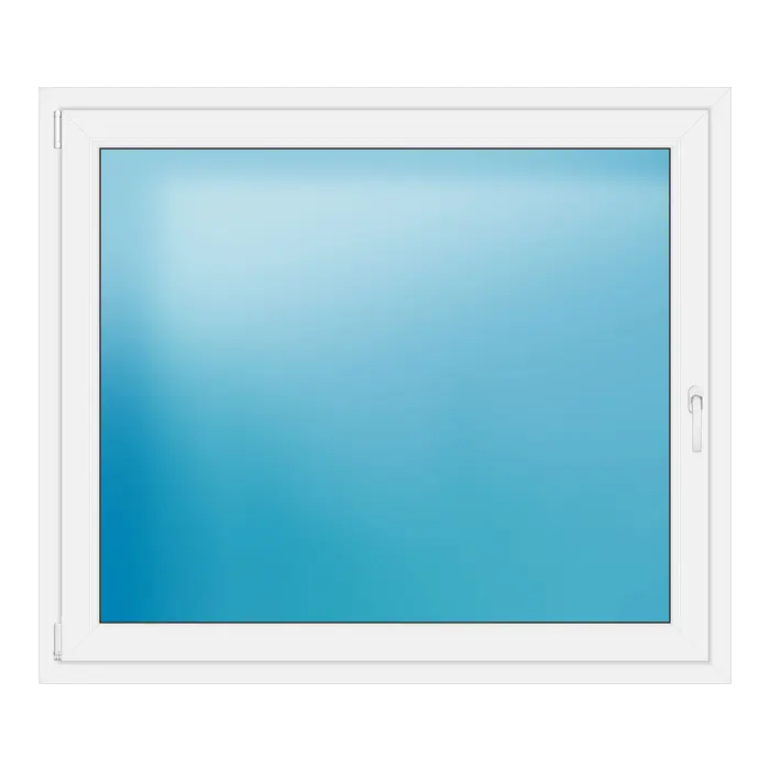 Einflügeliges Kunststofffenster 145x125 cm Weiß